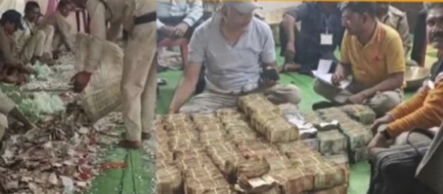 करीला मेले में आया लाखों का चढ़ावा, गिनती करते हुए थके कर्मचारी 