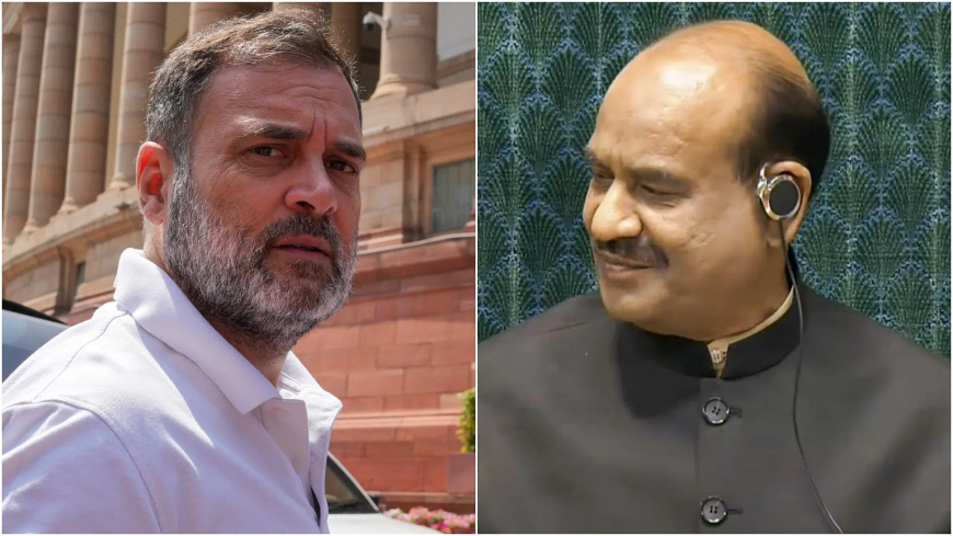 अध्यक्ष ओम बिरला ने राहुल गांधी को दी सख्त हिदायत