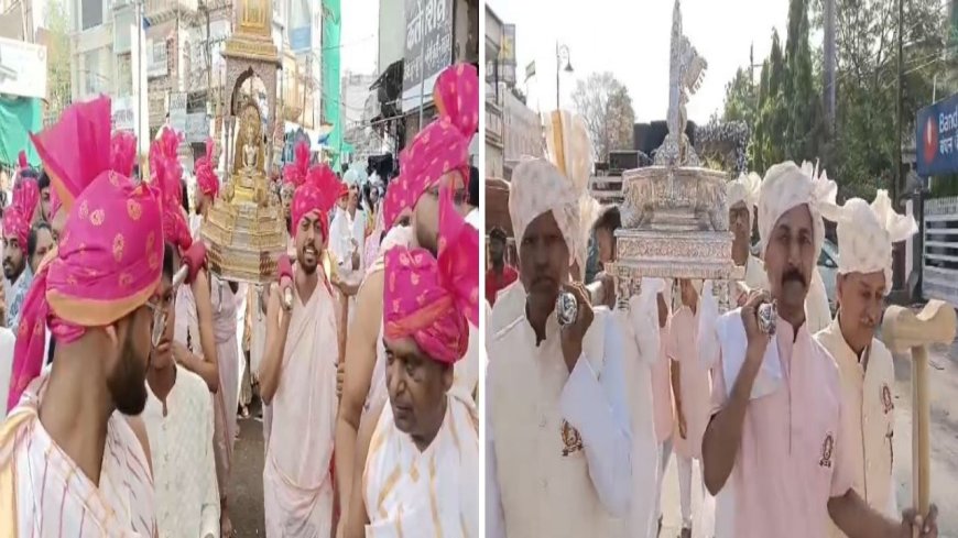 अहिंसा परमो धर्म का गूंजा नारा, महावीर जयंती पर जगह-जगह हुए आयोजन