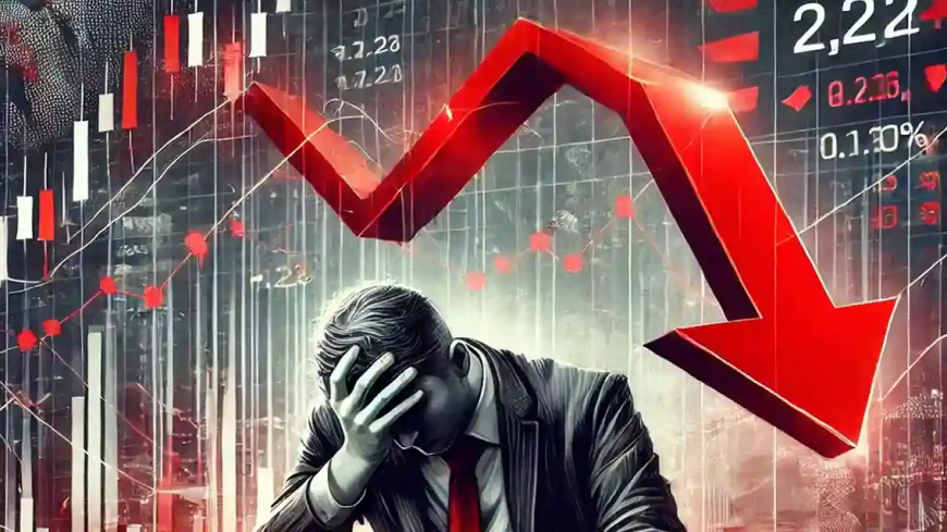 शेयर बाजार में भारी गिरावट, सेंसेक्स 1,000 तो निफ्टी करीब 335 अंक लुढ़का