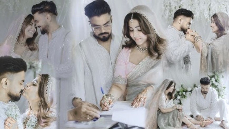 शादी के बंधन में बंधे हिना खान और रॉकी जायसवाल 
