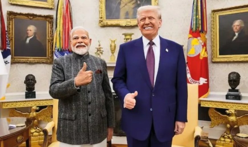 प्रधानमंत्री नरेंद्र मोदी और अमेरिकी राष्ट्रपति ट्रंप के बीच हुई 35 मिनट लंबी बातचीत 